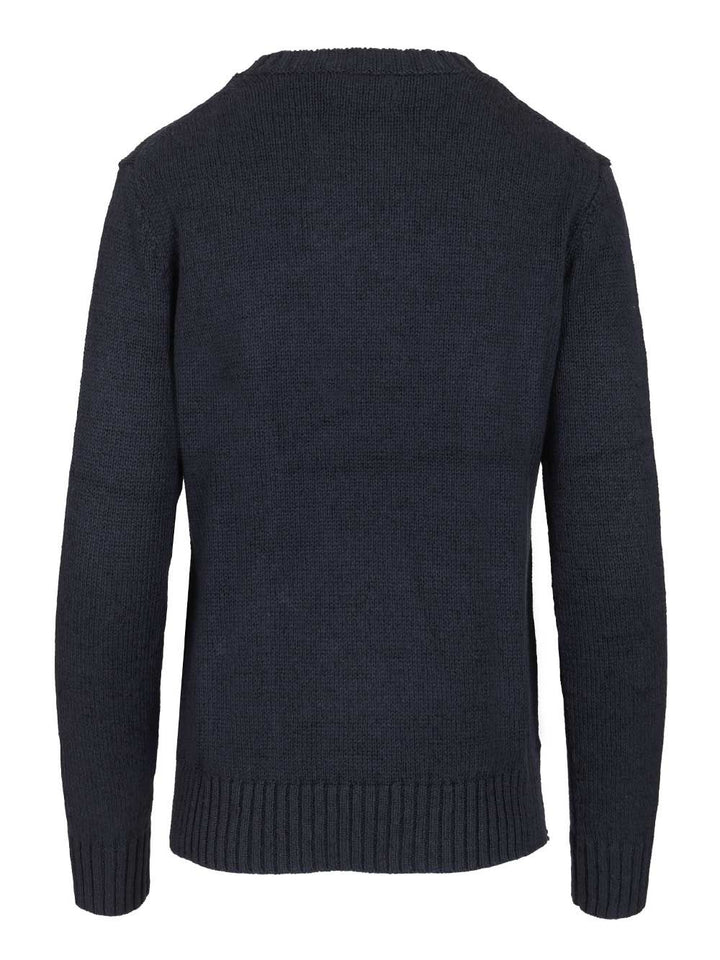 Polo Ralph Lauren Polo Bear Sweater In Cotton And Linen Knitwear - Blu | b8f169c6f341f1259a83982ed90eb19a411e14b6