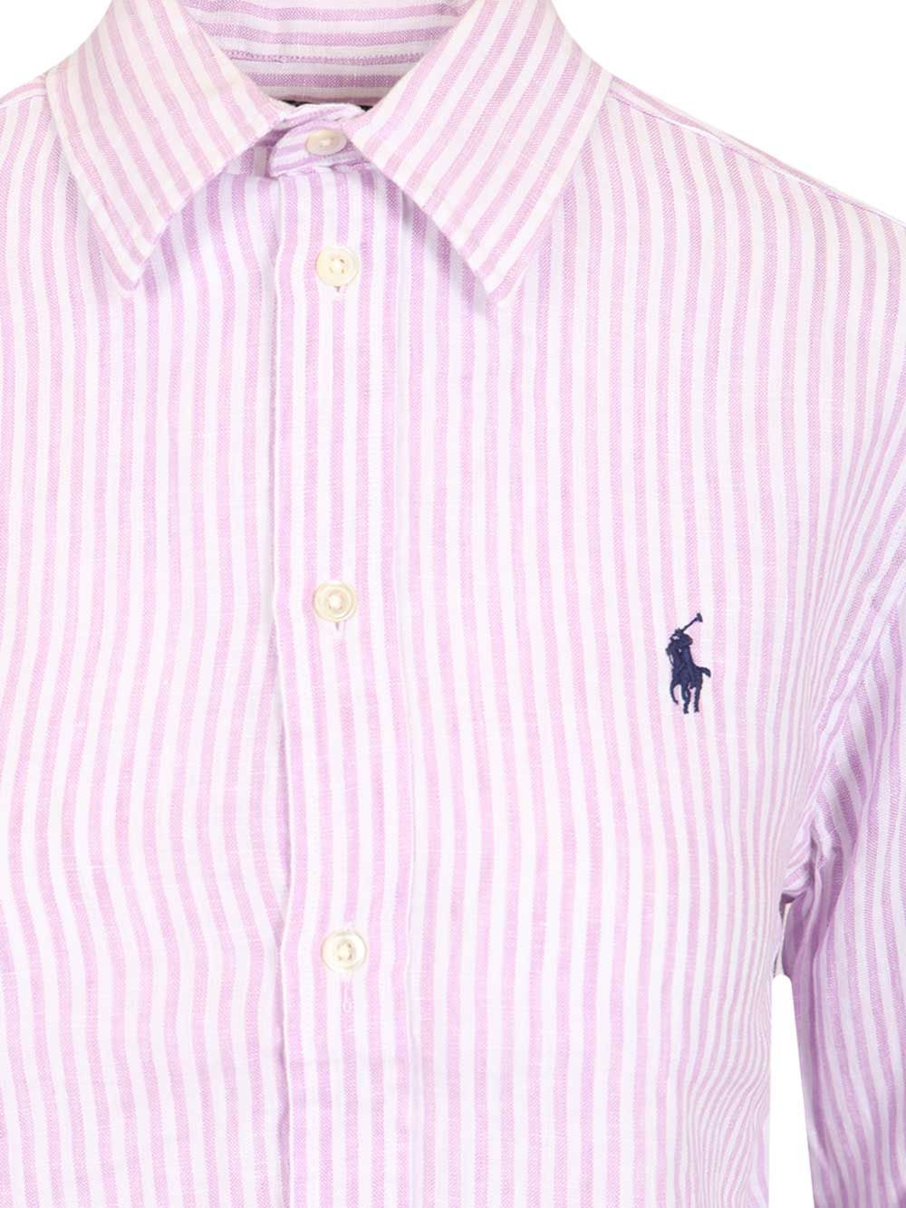Polo Ralph Lauren Linen Shirt Shirts - Rose | 8b7b9b5e842292f59523d259797c7e307fa41b0d