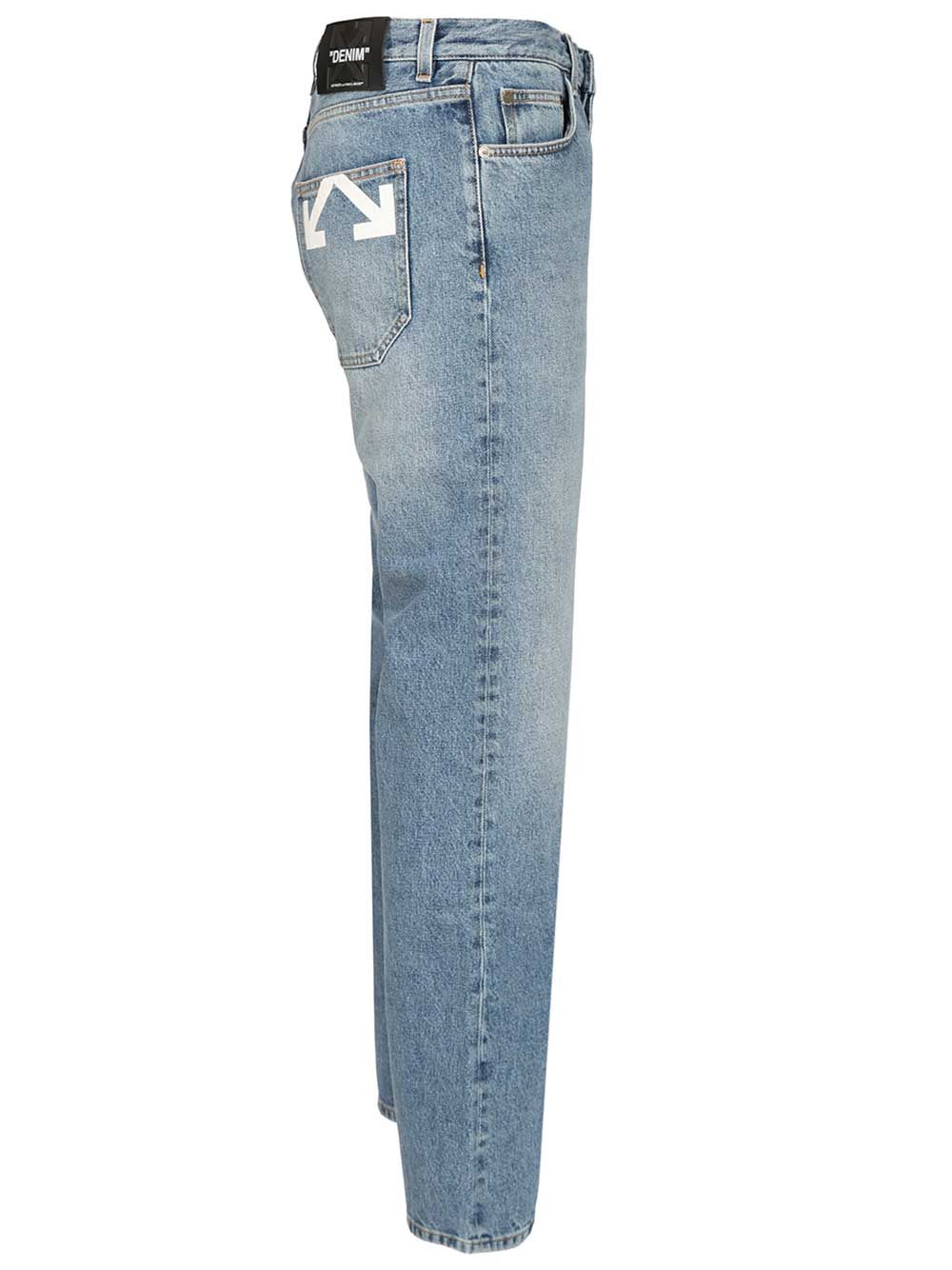 Off-White Half Arrow Jeans - Light blue | 25466e101413d6a8a33ee0eacde539d9e0416e68