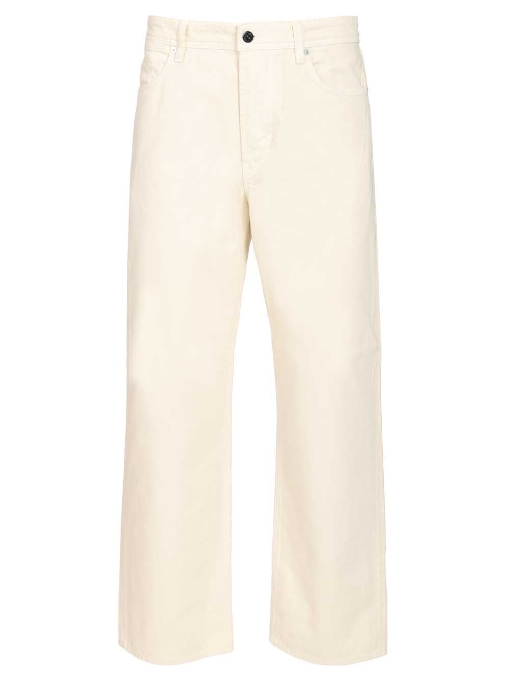 Stone Island Denim Research Loose-Fit Jeans - Bianco | 672e20b5971952356630a87af059340275427d13