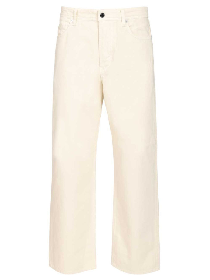 Stone Island Denim Research Loose-Fit Jeans - Bianco | 672e20b5971952356630a87af059340275427d13