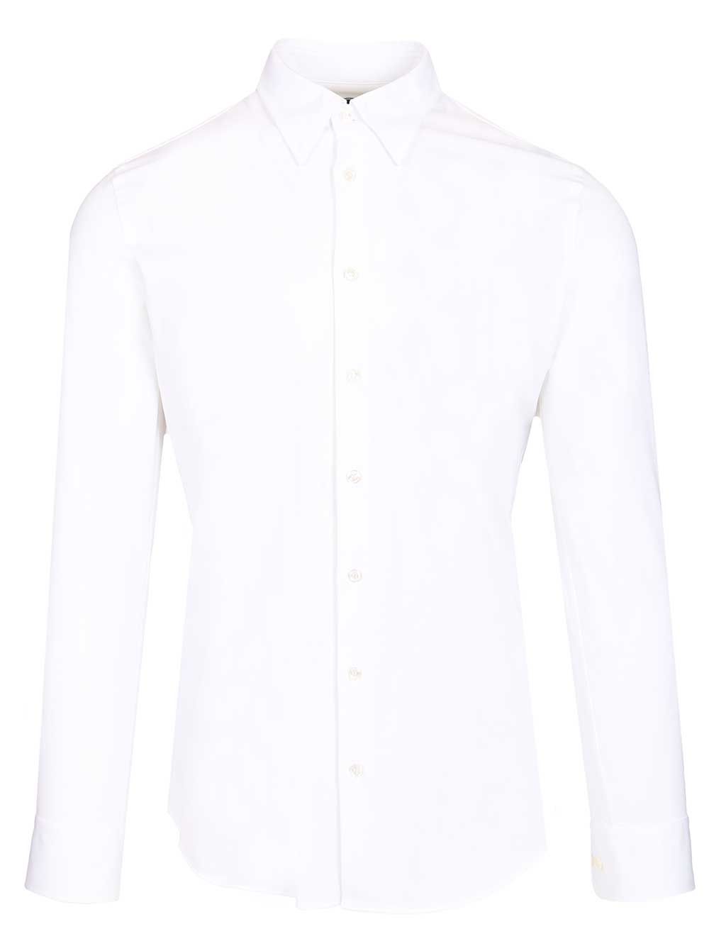 Giorgio Armani Classic Cotton Shirt Shirts - Bianco | 5e1d821f7d457d7c3b70b08da4f819ba97b70d21
