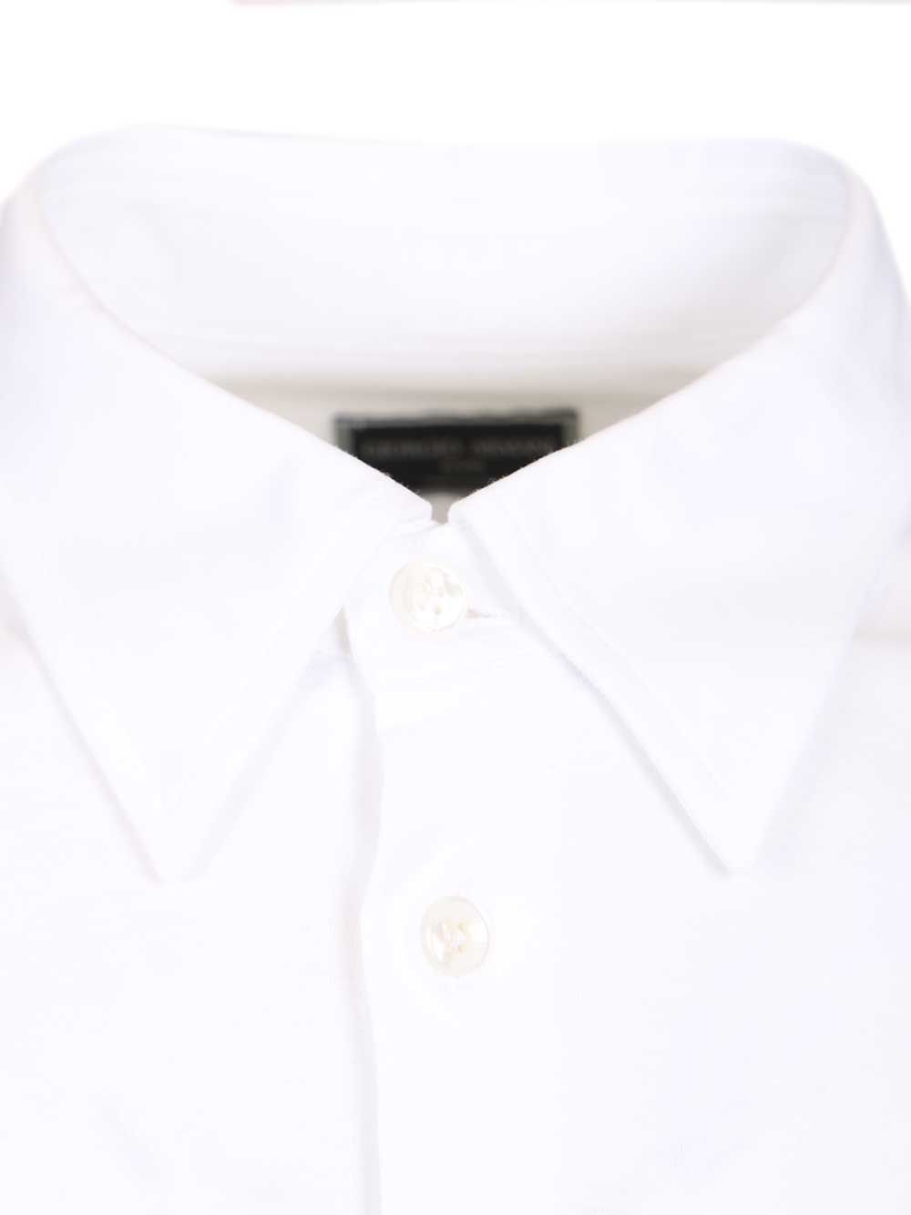 Giorgio Armani Classic Cotton Shirt Shirts - Bianco | 94808958f241adef8f32538dfab4560c1209bebe