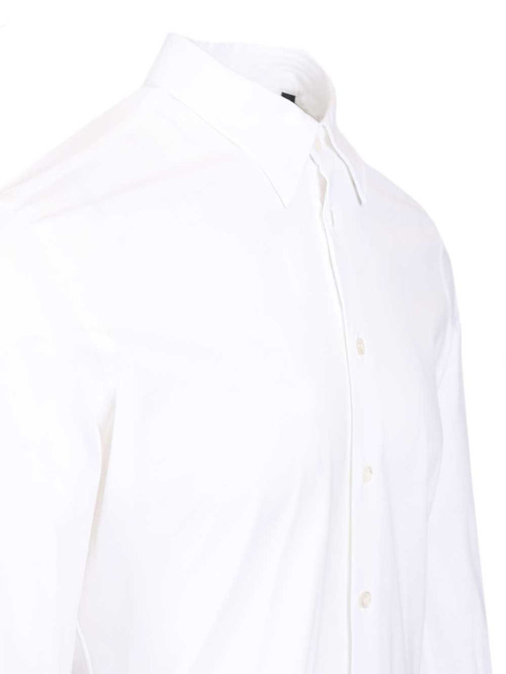 Giorgio Armani Classic Cotton Shirt Shirts - Bianco | 92ebcff8cebbc84e32e816aea40ae7695bfa89c9
