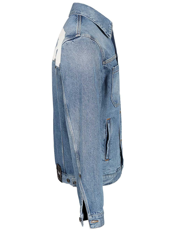 Off-White Denim Jacket Giacche - Light blue | 523a0cbb0274ad54ea3015cfb00b575031d9b31c