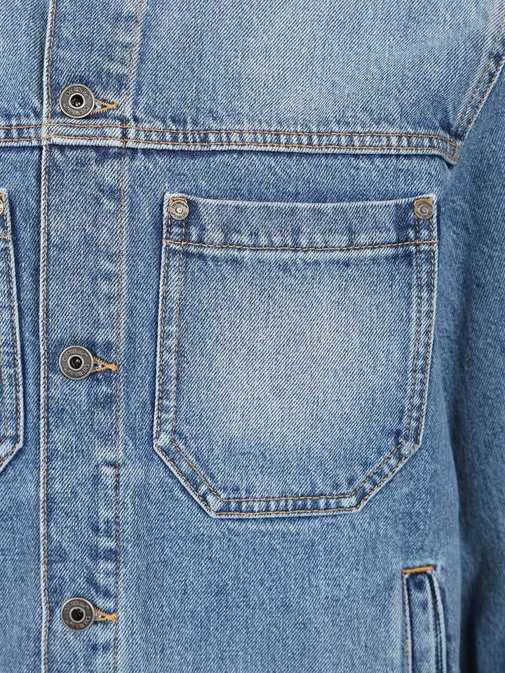 Off-White Denim Jacket Giacche - Light blue | 1c3f24c9cf604e460b4c0fecd3eb17b2f07ba47a