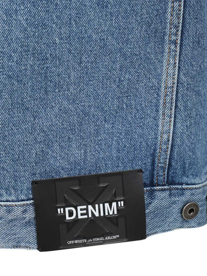 Off-White Denim Jacket Giacche - Light blue | b38a717ae374c6927572d71aa9d86d0513eb852e