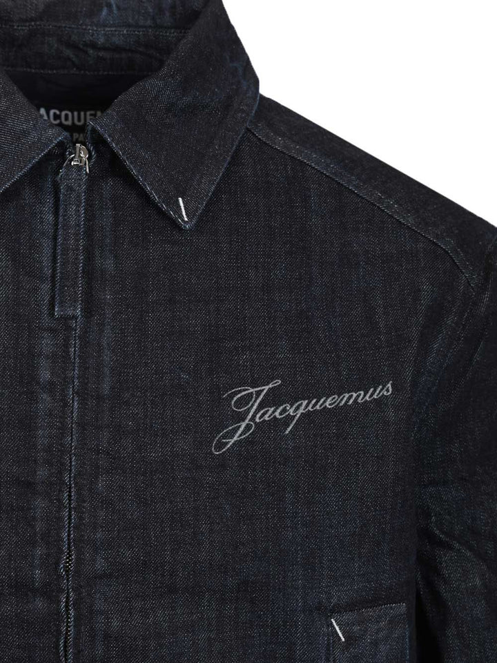 Jacquemus De-Nîmes Canevas Denim Jacket Giacche - Blu | 4b94701137d8681de2944b4a5f225dedb6852bf0