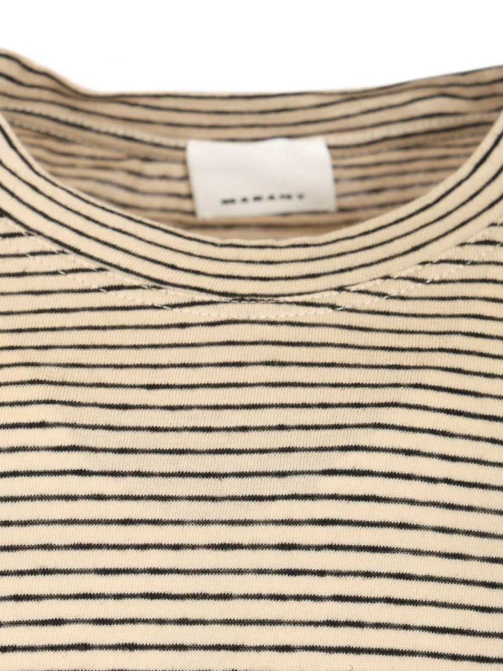 Marant Leon T-Shirt - Beige | 54d094440e8d77caeb0576228d1c5066a8e68f4d