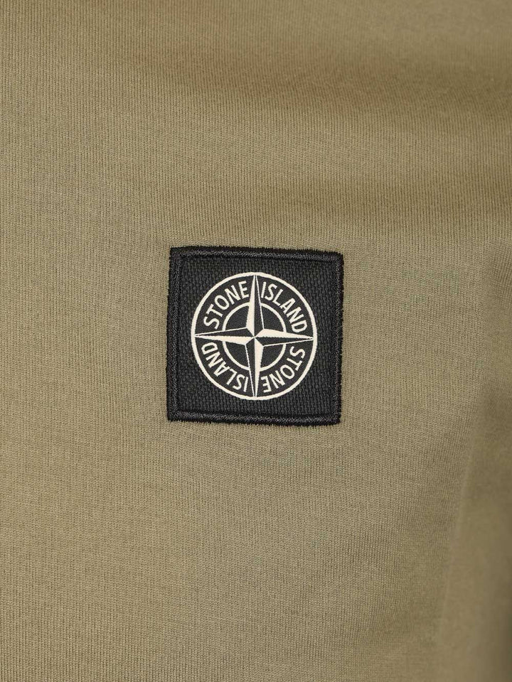 Stone Island Cotton Jersey T-Shirt - Verde | a1c303188c078c09bacaff35fb4ee42a9b038491