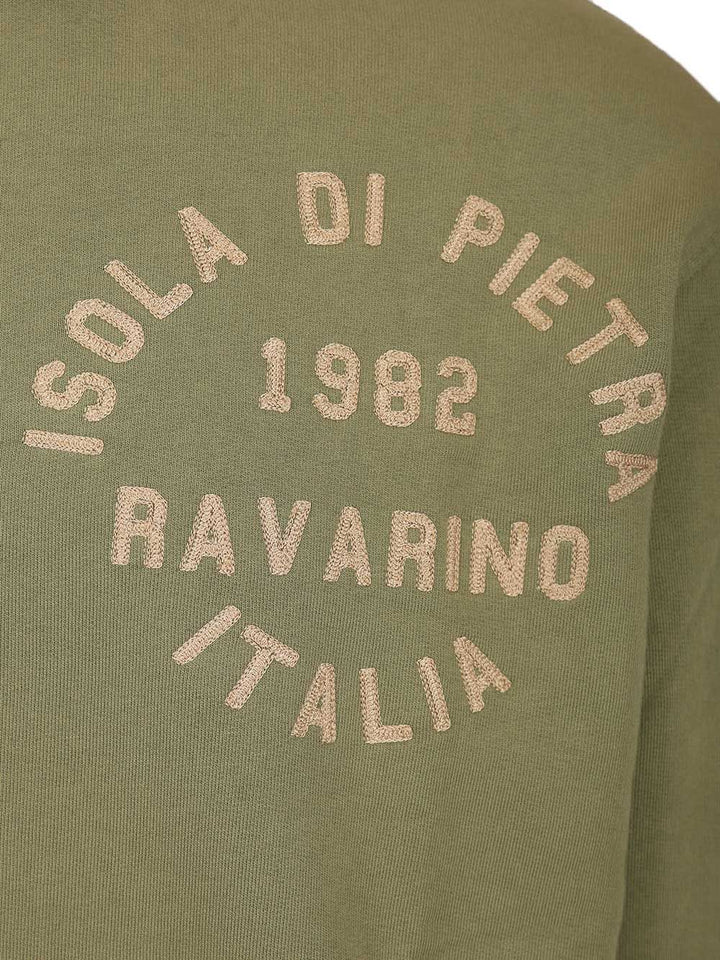 Stone Island Organic Cotton Crewneck Sweatshirt Sweatshirts - Verde | 3abb1190e22359297dea8a53f3ab53c2c226e1c3