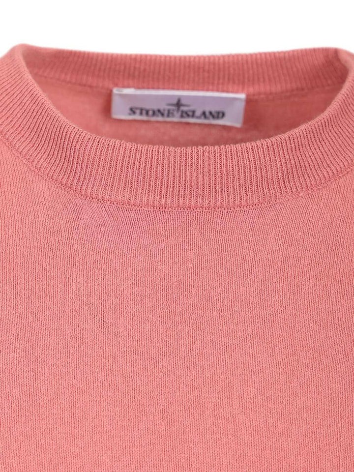 Stone Island Lightweight Organic Cotton Sweater Knitwear - Violet | b90c5c97f1adfbe89cdd7c3f92e8d659af861848