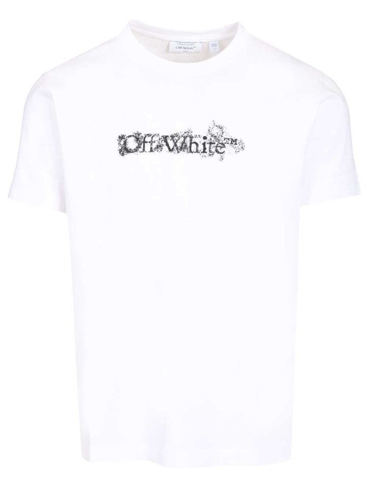 Off-White With Heraldic Arrow Print T-Shirt - Bianco | 3eeda74cc76022950636d68c439163dbebd4f0f2