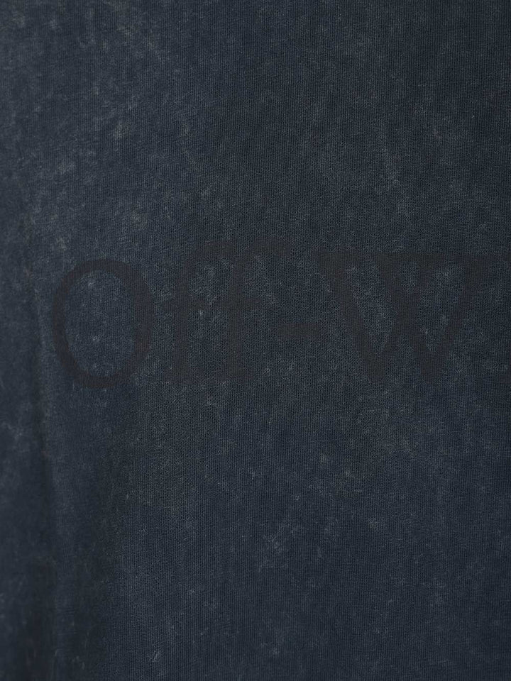Off-White Sleeveless T-Shirt - Blu | 84980630f1b3d9c8fa520dd7a31bc67a9272e175