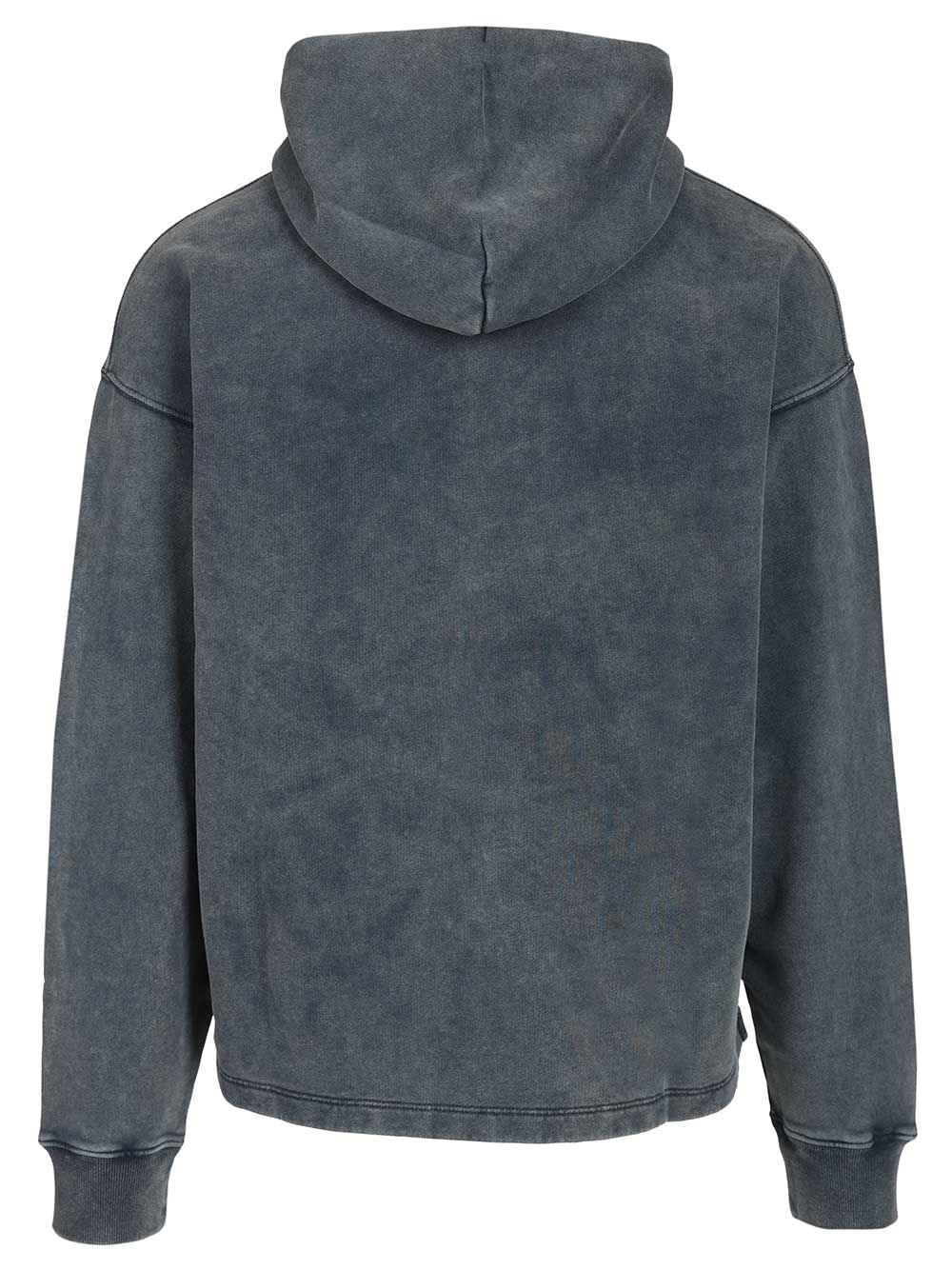Off-White Hooded Sweatshirt Sweatshirts - Blu | 921c6a78534e691f59f28ed7be5b40f73c492be1