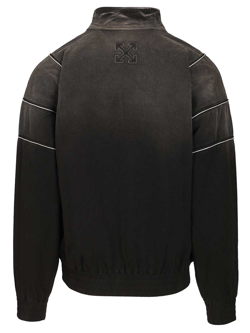 Off-White Offline Gd Gab Tracktop Black Giacche - Nero | ed5f6145b14f9af5ebd8e8f8c7bbb03627e05e4e