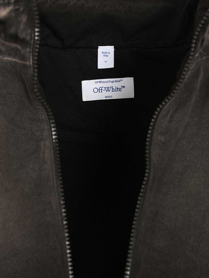 Off-White Offline Gd Gab Tracktop Black Giacche - Nero | a0c17863da9d1d5e630fed93cd6848038a2e5784