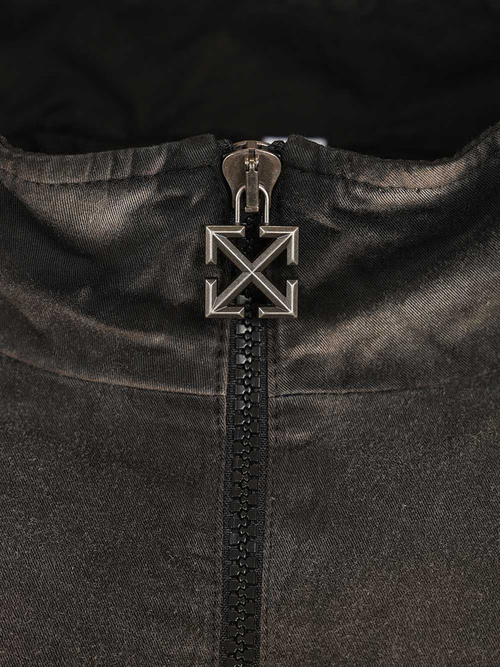 Off-White Offline Gd Gab Tracktop Black Giacche - Nero | c3cbb4cf512b092f87a70d193b4a80abba6aeba4