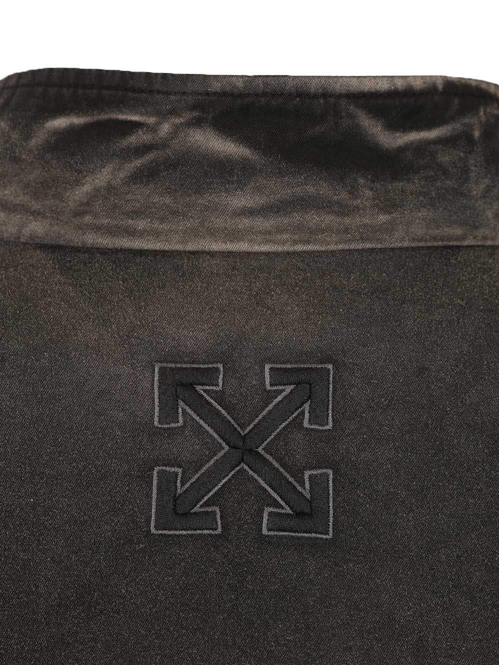 Off-White Offline Gd Gab Tracktop Black Giacche - Nero | ee44341b3cac64f3ab148c9259550fb3fbb246a9