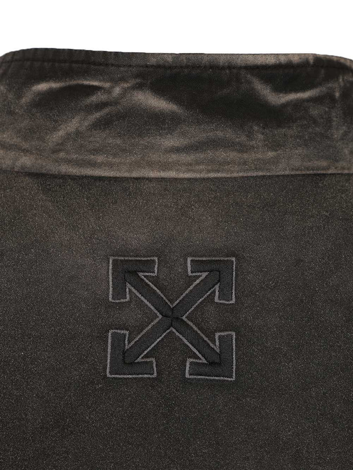 Off-White Offline Gd Gab Tracktop Black Giacche - Nero | ee44341b3cac64f3ab148c9259550fb3fbb246a9