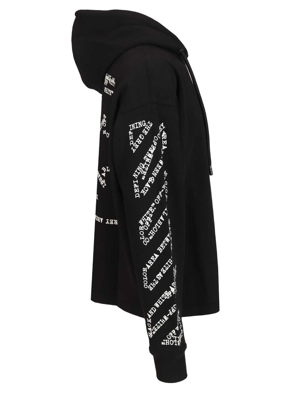 Off-White Type Arrow Hoodie Sweatshirts - Nero | de78b76f9d444a2f20e3c1573404e7c7e4e892ba