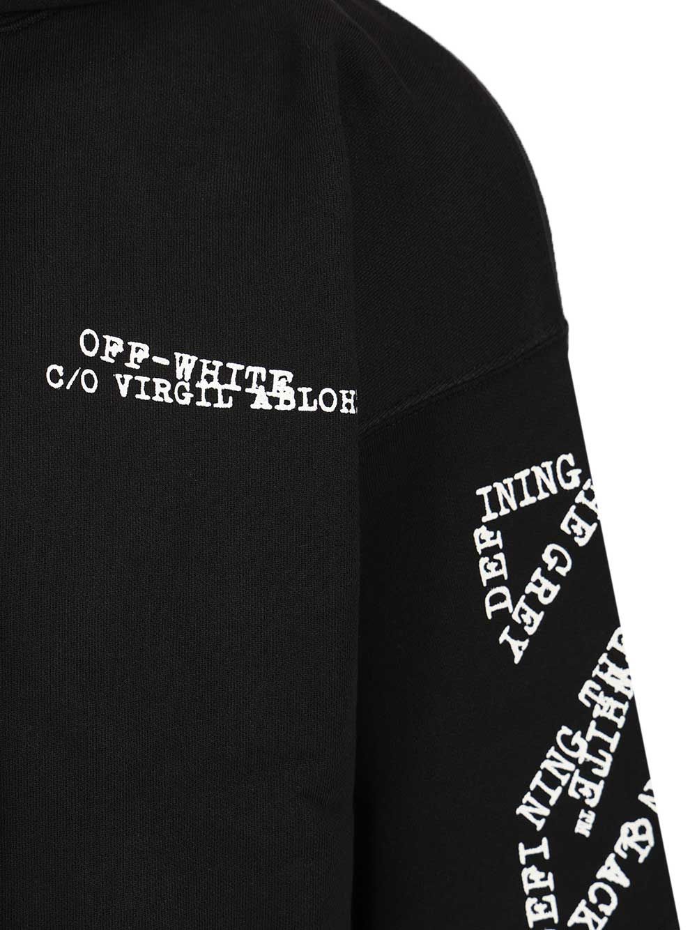 Off-White Type Arrow Hoodie Sweatshirts - Nero | dd8743dba209361f3d4f3921bb25bee064ec5d8a