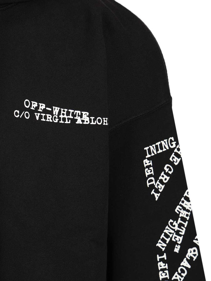 Off-White Type Arrow Hoodie Sweatshirts - Nero | dd8743dba209361f3d4f3921bb25bee064ec5d8a