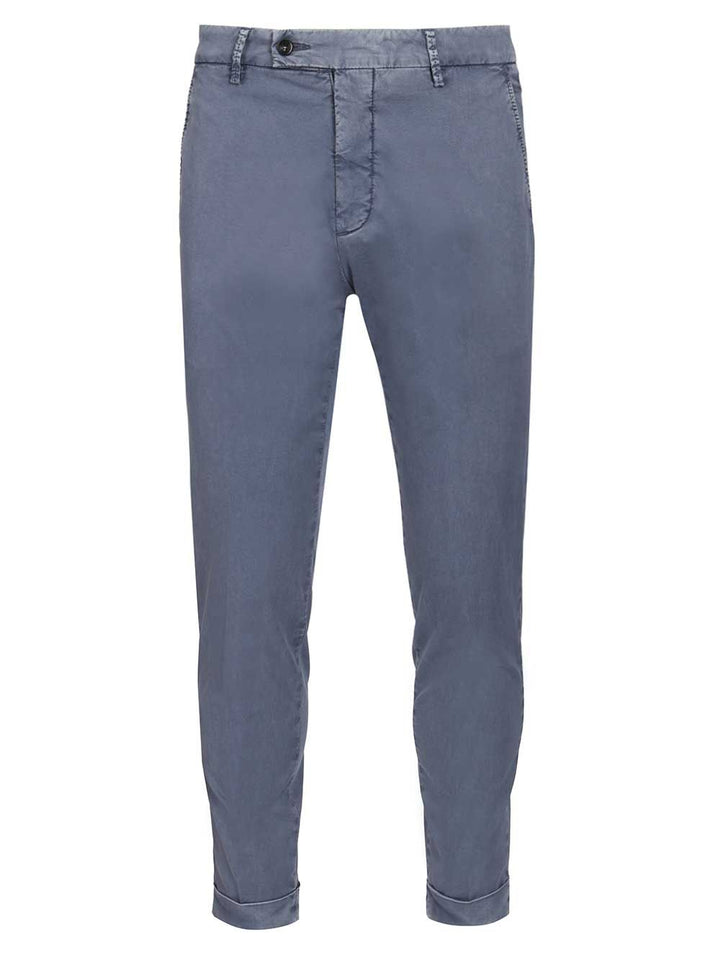 Al Duca D'Aosta Chino Trousers - Blu | 51d1cf309a3eeeeba486caa3f88db404625e7e34