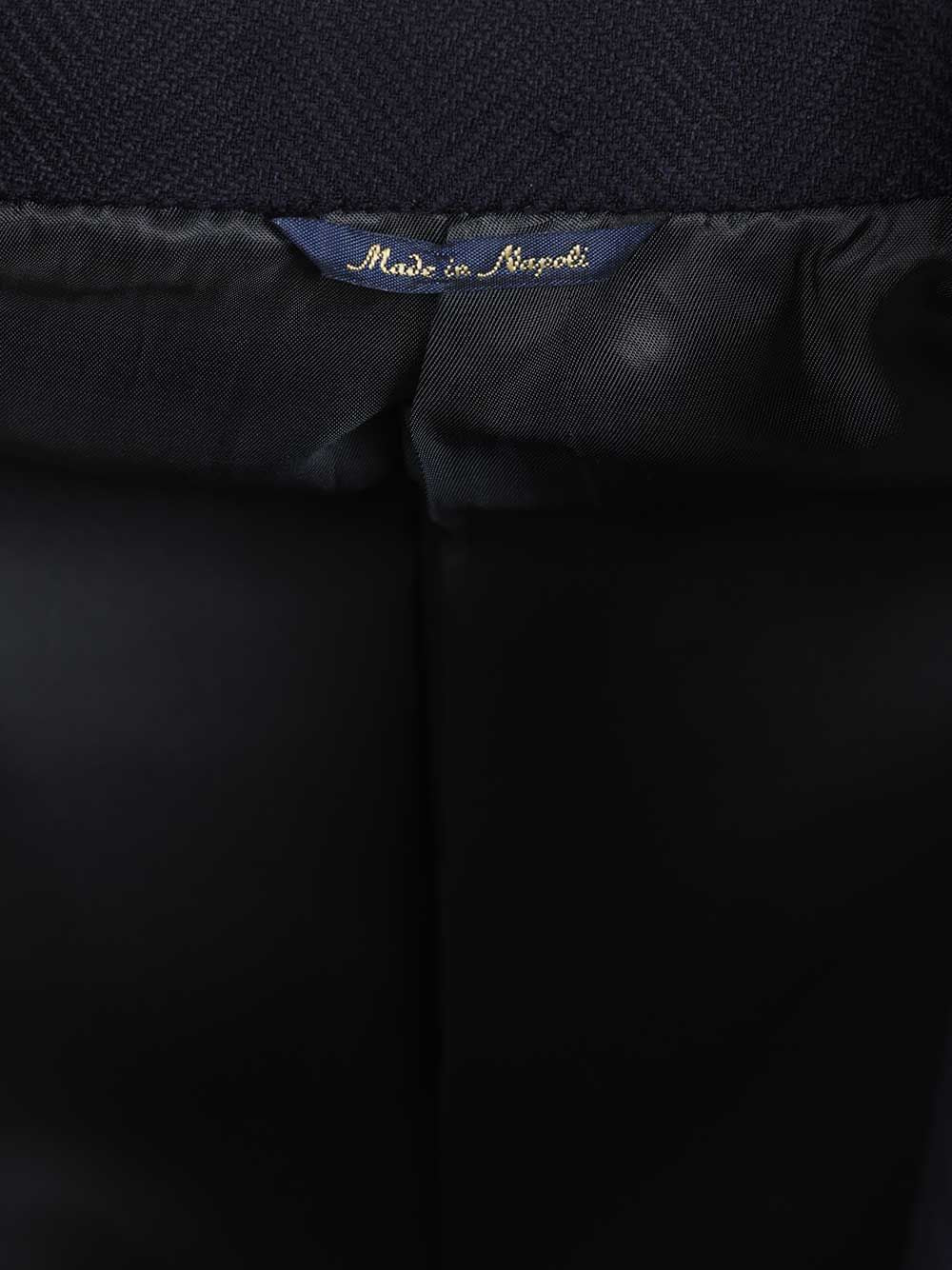 Al Duca D'Aosta Double-Breasted Wool Herringbone Blazer Abiti - Blu | f5db8bba6f987e729c133dba7d58c5cd554724b8