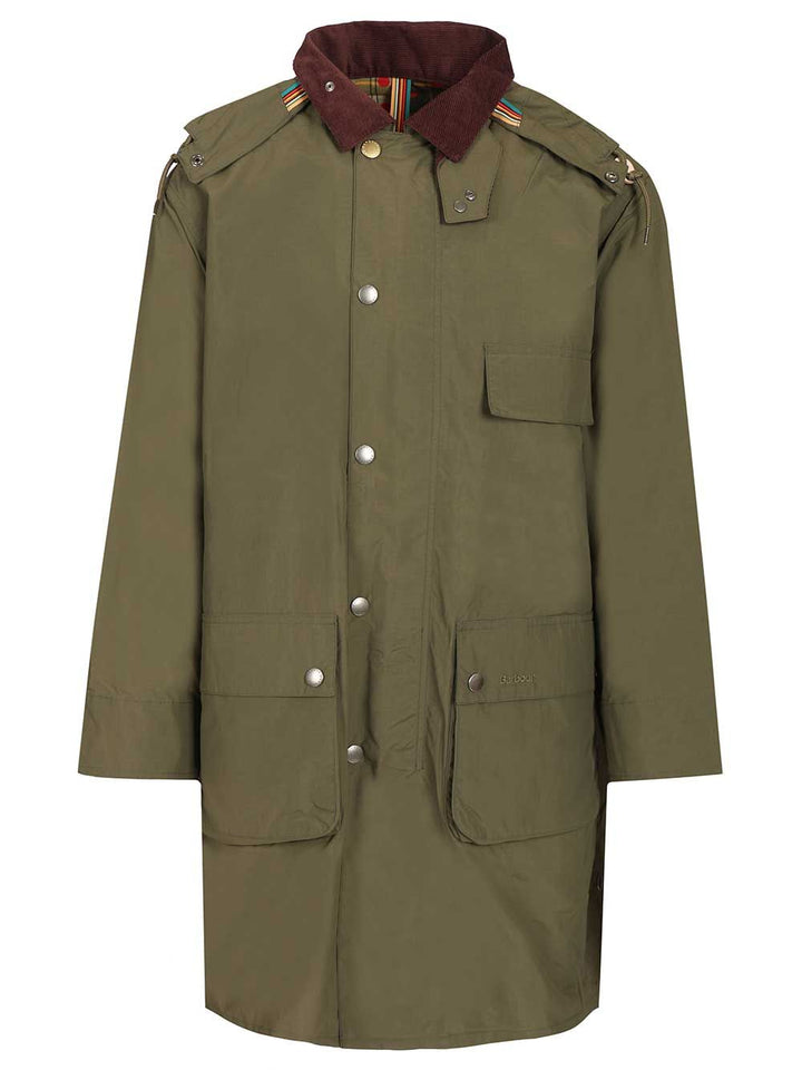 Barbour X Paul Smith Casual Parka Giacche - Verde | 92ad7ab77413bc422d2750447e2af0aa115e1fe1