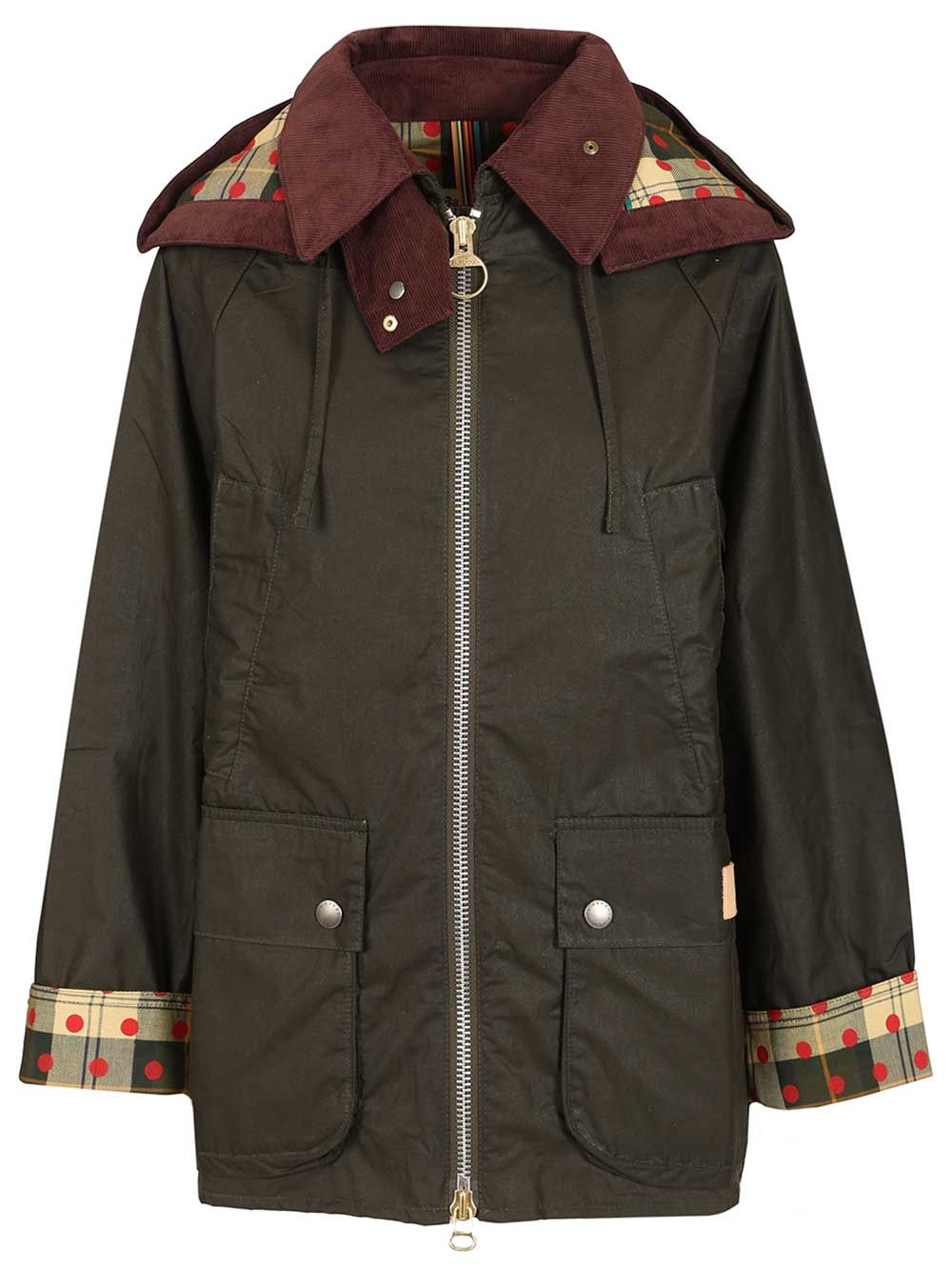 Barbour X Paul Smith Bedale Jacket With Hood Giacche - Verde | fec193bef1a230a83eb76c438e566cb220f14d03