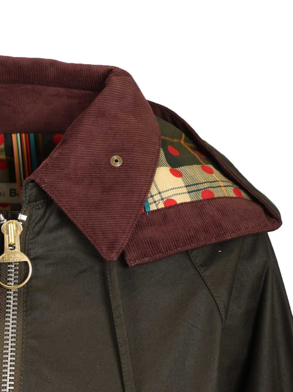Barbour X Paul Smith Bedale Jacket With Hood Giacche - Verde | b90998840fafdfe74a446438e77fbdfc50907b61