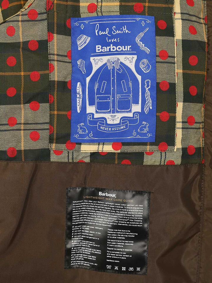 Barbour X Paul Smith Bedale Jacket With Hood Giacche - Verde | 40a33938f956d37099d8c64f5e6fb20e2144308a