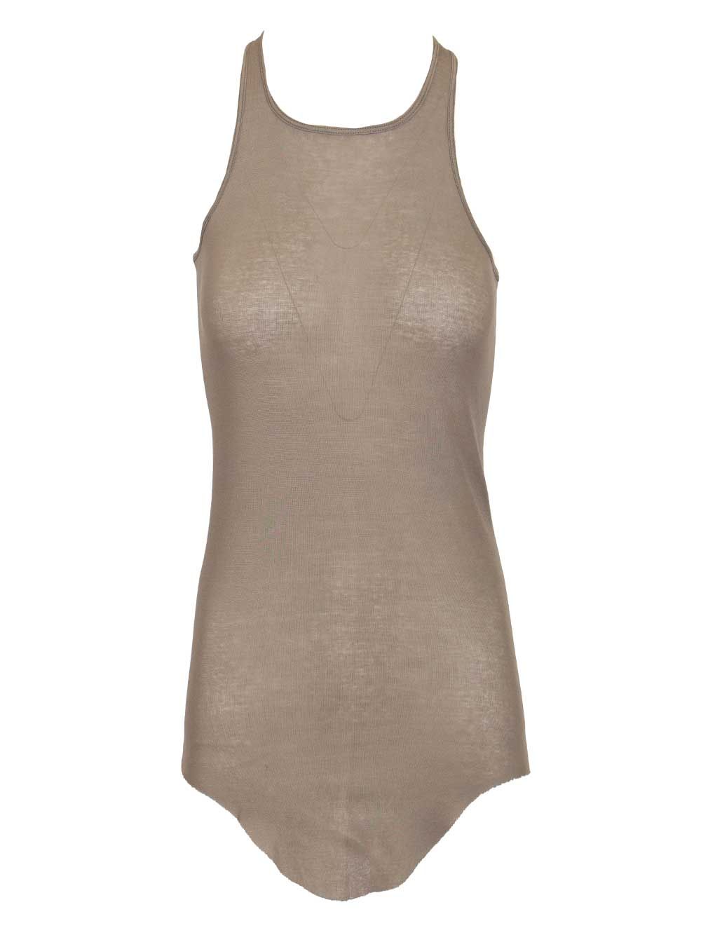 Rick Owens Cotton Top Top - Beige | 5be26453e55ad4c55160e96f108ae1216d62ede5