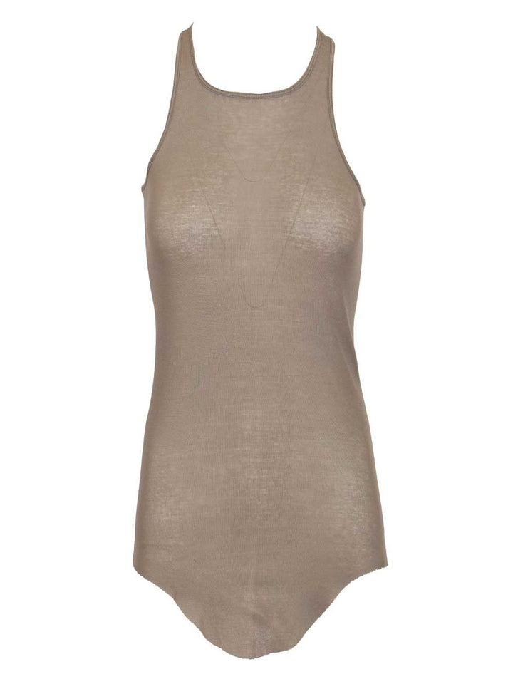 Rick Owens Cotton Top Top - Beige | 5be26453e55ad4c55160e96f108ae1216d62ede5
