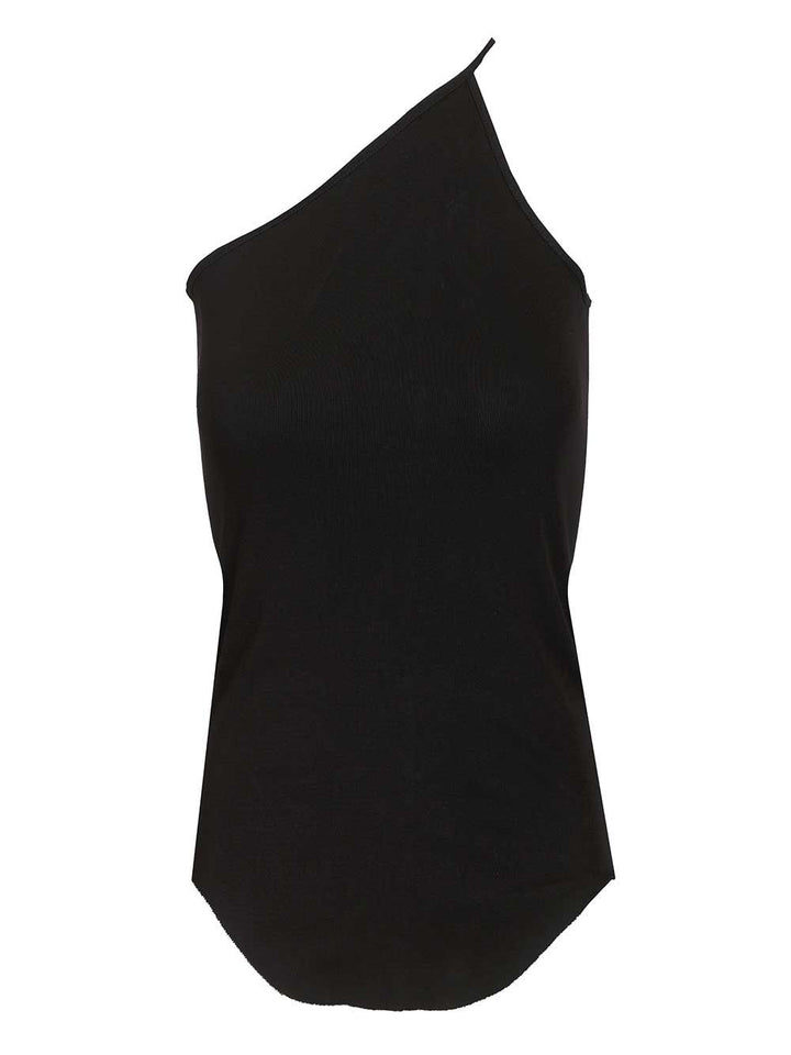 Rick Owens Single-Shoulder Tank Top - Nero | 2d1b44c7d6b292f5da0a8e20db329bbb87312b0d