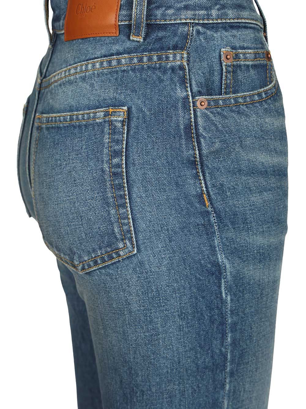 Chloe' Flared Jeans - Blu | b94d5345cb05126d070ccaa875547c0857e5ae28