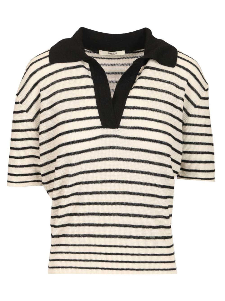 Barena Venezia Vibia Risada Knitwear - Bianco | 1772afa7a60c413e2abd9a130a0ed4dbe42d1bf2