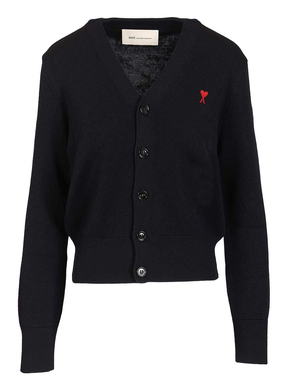 Ami Ami De Cœur Cardigan Knitwear - Blu | da820122740c0f1572ba96139c0b8501d015095c