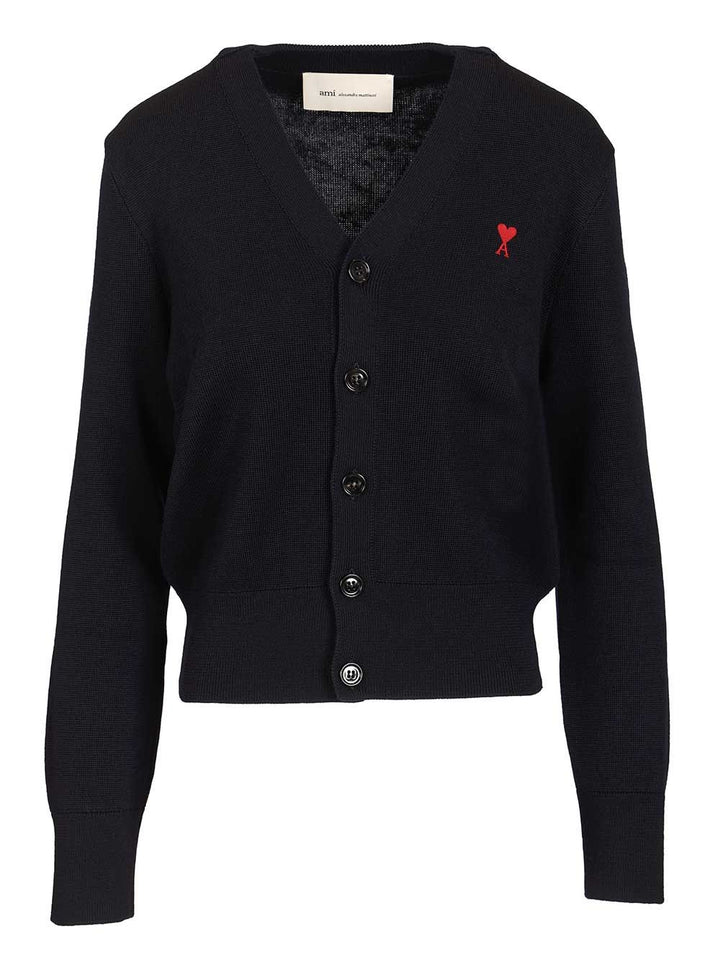 Ami Ami De Cœur Cardigan Knitwear - Blu | da820122740c0f1572ba96139c0b8501d015095c