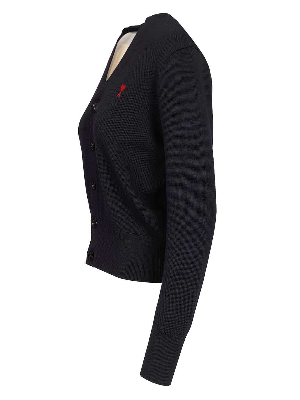 Ami Ami De Cœur Cardigan Knitwear - Blu | 2d462afa48aca302e17a4e6436c5224dec4f6432