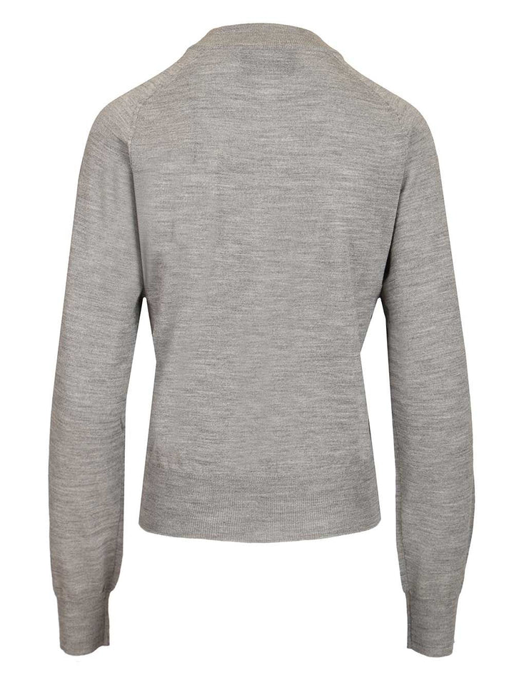 Ami Ami De Cœur Cardigan Knitwear - Grey | ccd129870baa20ff35304fad824cf51e4a519a86