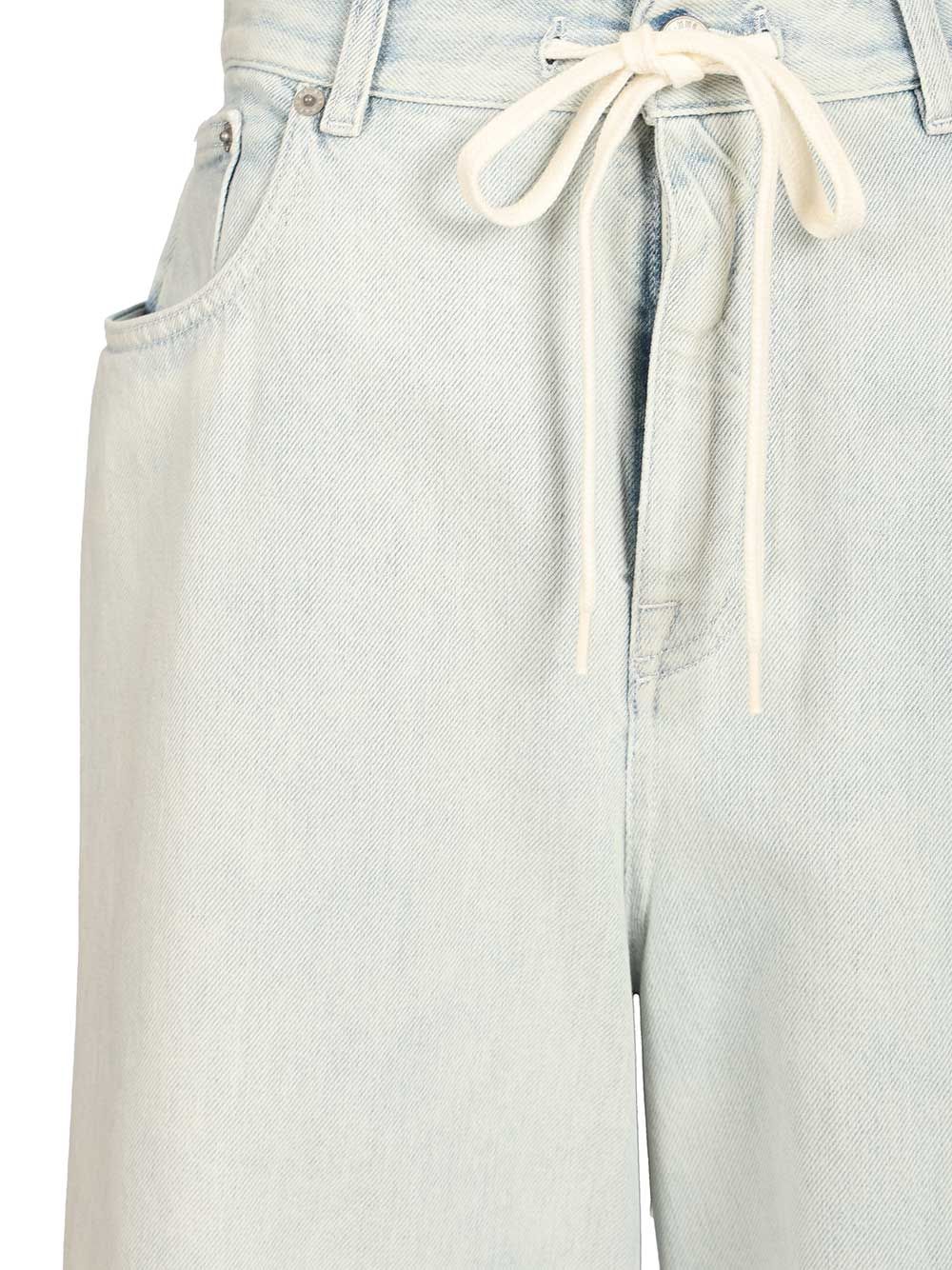 Mm6 Maison Margiela Wide Leg Jeans - Light blue | 1c95788df2116337ca4a844da1ebaf6cc3357396