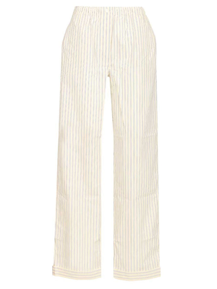 Miu Miu Pyjama Trousers - Beige | 55341e63fe9c30f1d2313e11e8d4ac6bfd3e6ab1