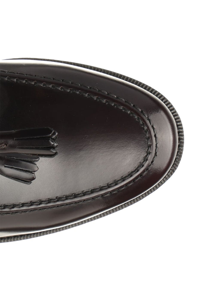 Al Duca D'Aosta 1902 Shiny Leather Moccasin Mocassini - Bordeaux | 6b0ec0b6ad2b2b28184484aed0b7aa849a3a9891