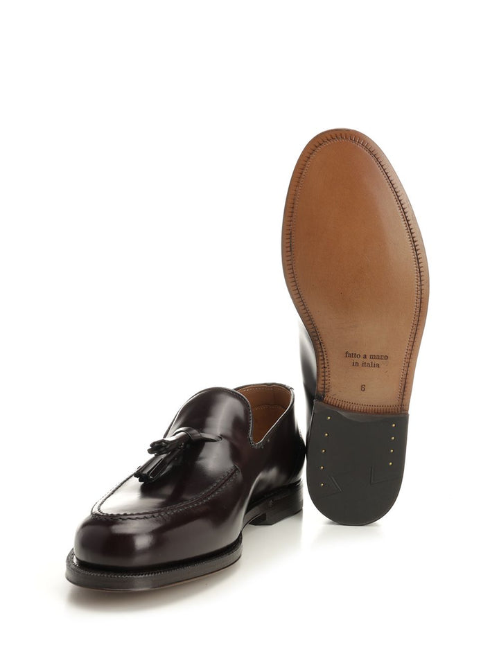 Al Duca D'Aosta 1902 Shiny Leather Moccasin Mocassini - Bordeaux | ffbebd0c4e31ed93b764929fadf46beb6d60b8ef