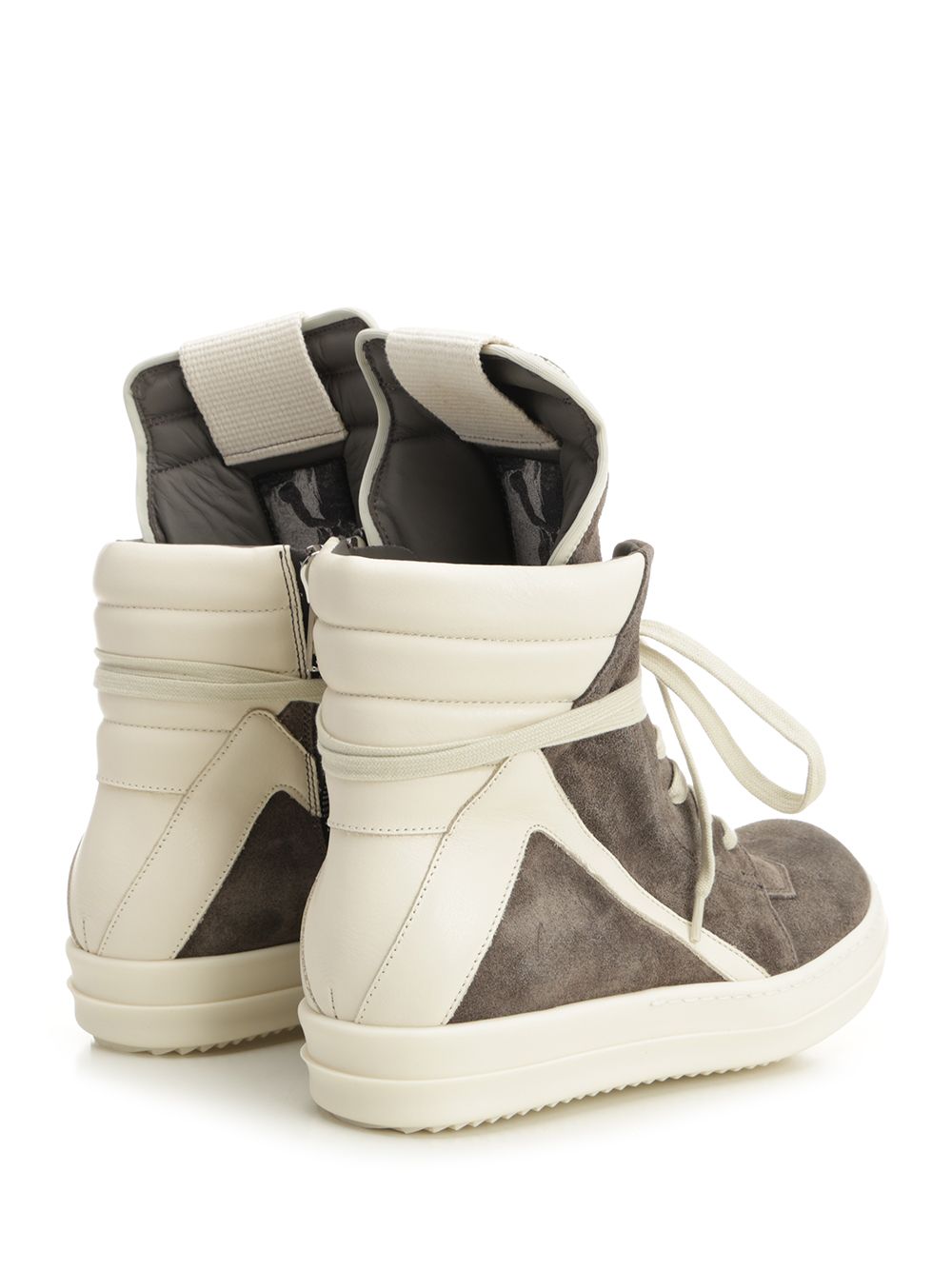 Rick Owens Geobasket Suede Sneaker Sneakers - Marrone | 48bb3305803769874c71a9b0a47ebcb12a7622b5