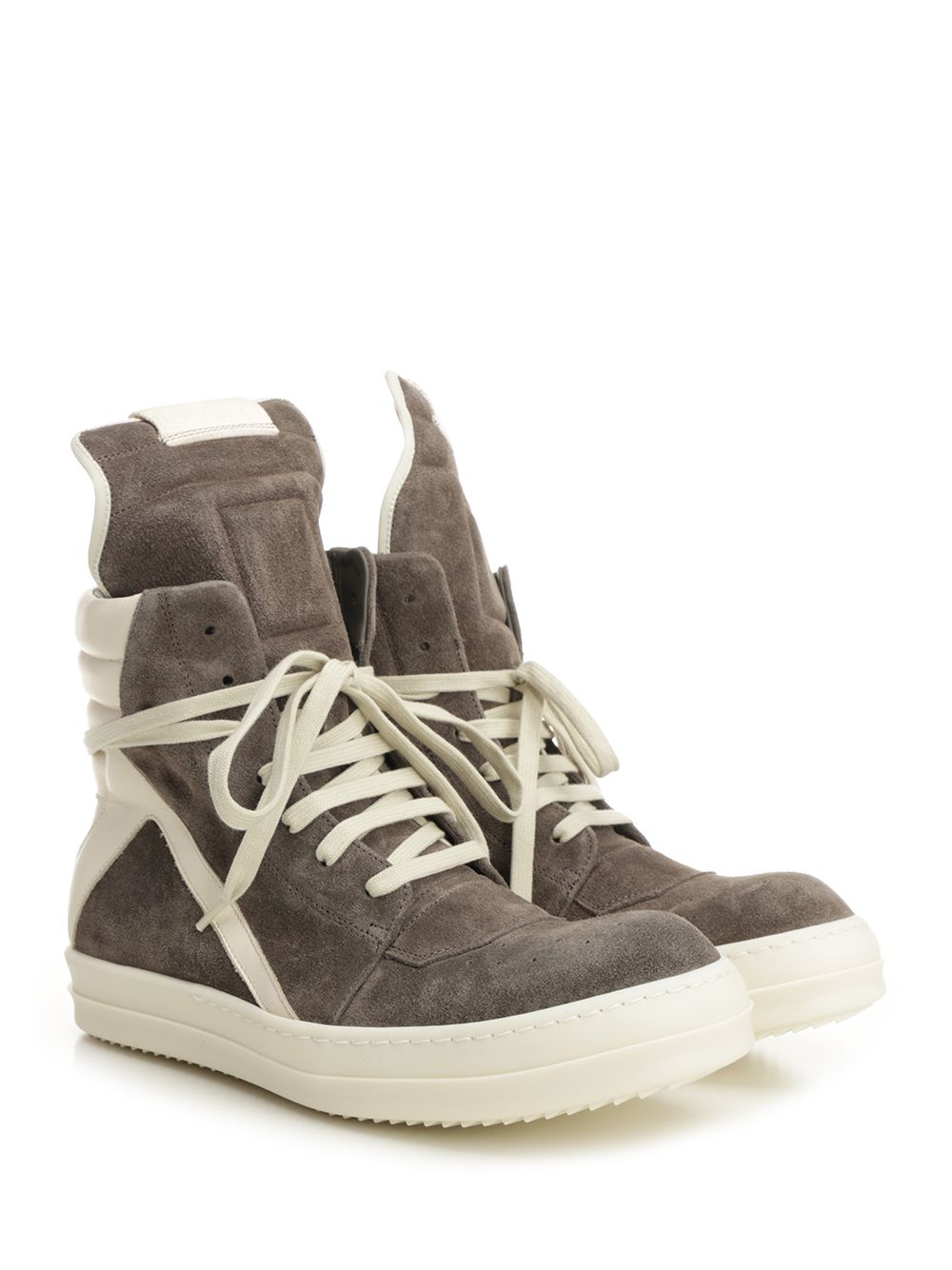 Rick Owens Geobasket Suede Sneaker Sneakers - Marrone | dd9f7f3a5ca3763ce7e9a93496801d554bc08ae5