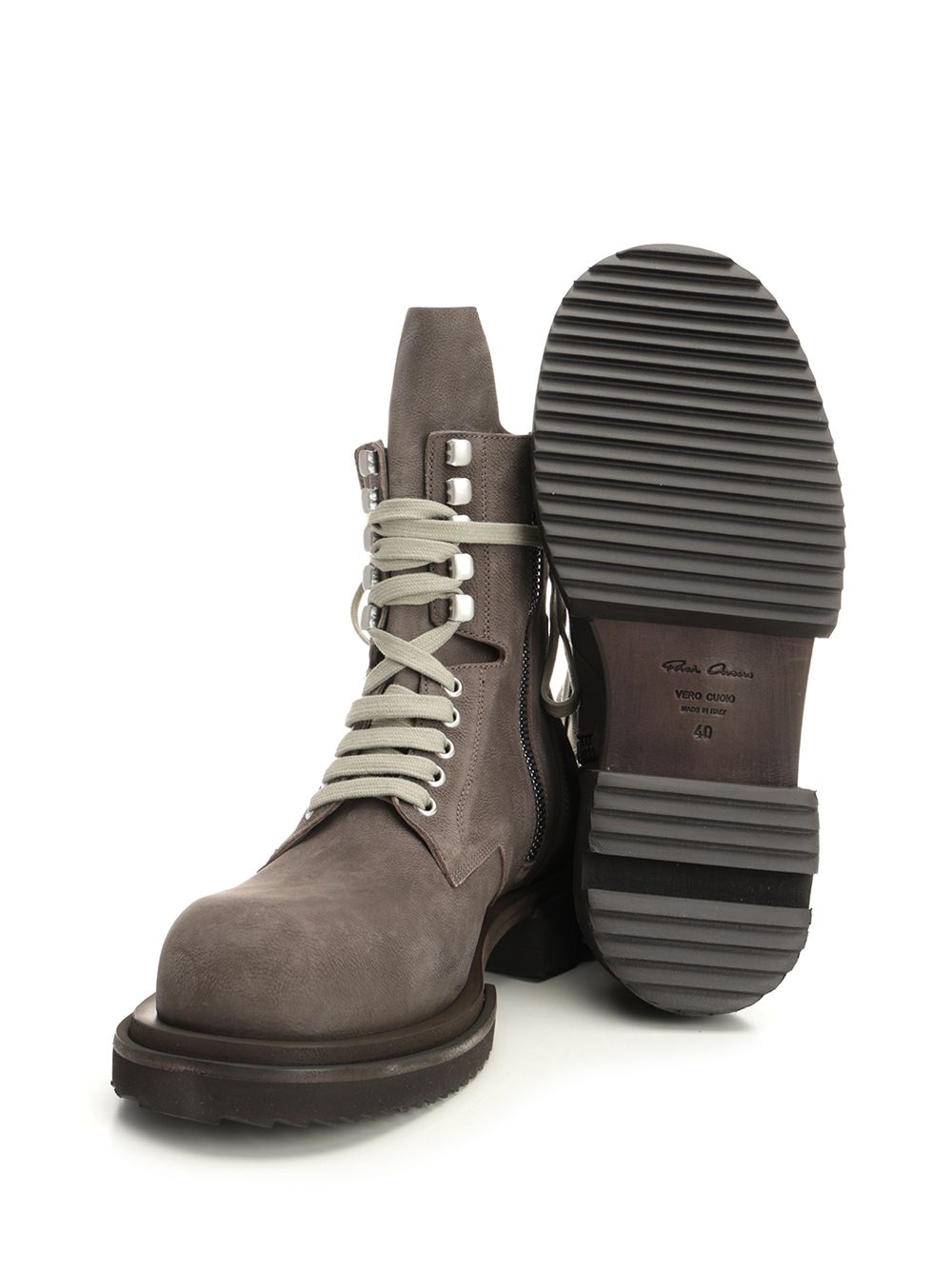 Rick Owens Low Army Gabe Ankle Boots - Marrone | 5a4d009038ba857542ae7fdc28266da82021202f