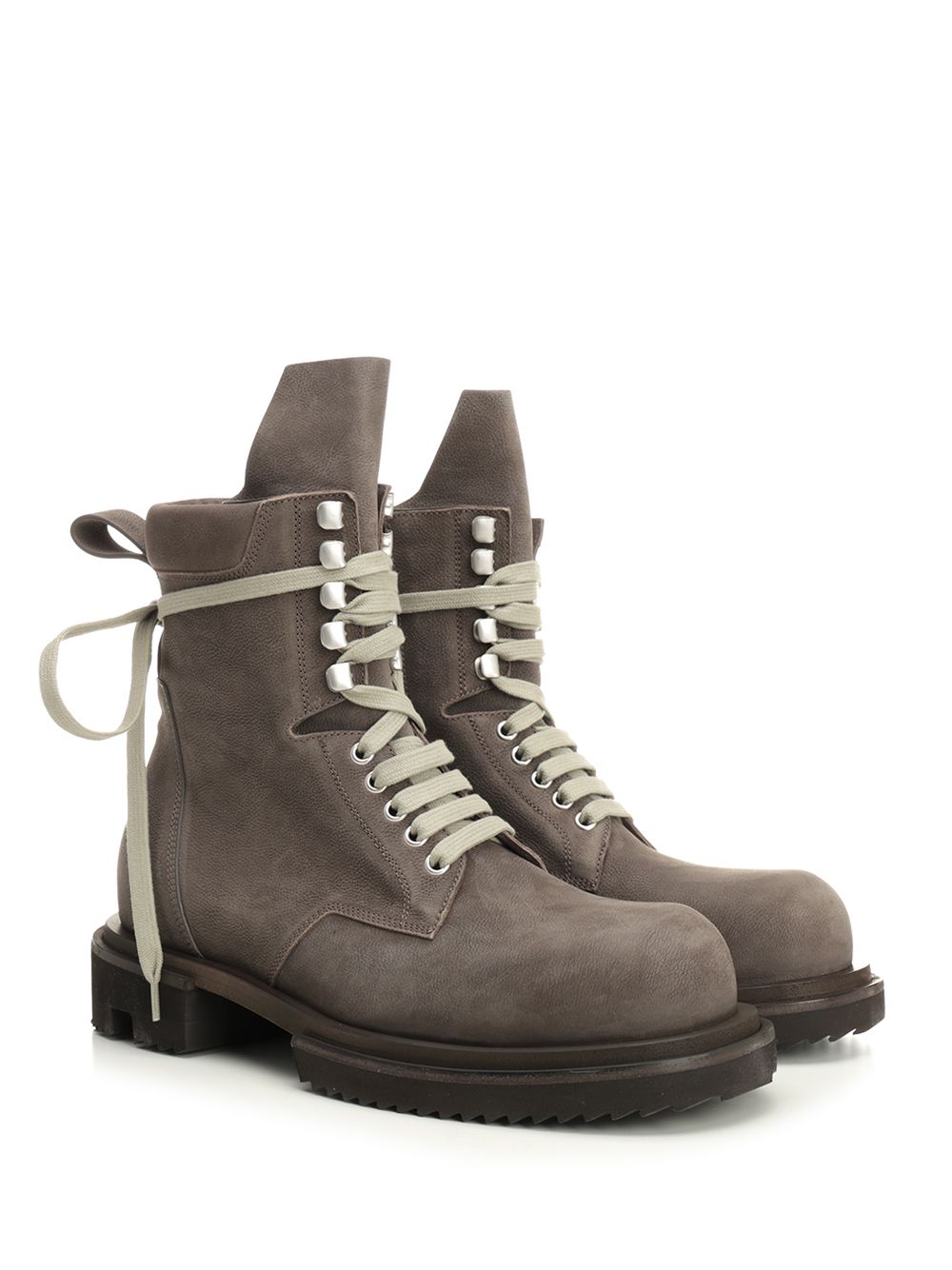 Rick Owens Low Army Gabe Ankle Boots - Marrone | 73264cf3081b873e68a41bd1010e5a3a4b16bb44